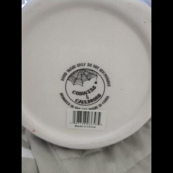 Cobwebs And Cauldrons Purple Seated Halloween Monster W Converse 3D Figural Mug - Picture 4 of 5